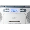 Reflexion RCR2260BL Radio-Lecteur CD FM AUX, CD, Cassette, FM Bleu-Blanc