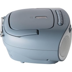 Reflexion RCR2260BL Radio-Lecteur CD FM AUX, CD, Cassette, FM Bleu-Blanc