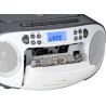 Reflexion RCR2260GR Radio-Lecteur CD FM AUX, CD, Cassette, FM Gris-Blanc
