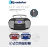 Roadstar RCR-4635UMP/RD Radio CD Cassette Portable, Radio Numerique PLL FM, Lecteur CD-MP3, USB, AUX-in, Sortie Casque, Rouge