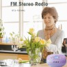 Lecteur cd portable boombox pour enfants (avec bleutooth, radio fm, mp3, usb, aux, prise casque), son stéréo pour toute la famil