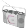 Soundmaster RCD1755SI Radio avec Lecteur CD MP3 Vertical Radio de Cuisine Compact