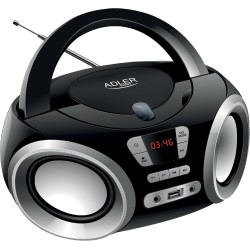 Adler AD 1181 Lecteur/Platine Boombox (Noir)