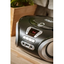 Adler AD 1181 Lecteur/Platine Boombox (Noir)