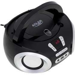 Adler AD 1181 Lecteur/Platine Boombox (Noir)