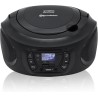 Roadstar CDR-375D+/BK Radio CD Player Portable Dab/Dab+ / FM, Lecteur CD-MP3, CD-R, CD-RW, USB, Stereo, Télécommande, AUX-in, So