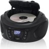 Roadstar CDR-375D+/BK Radio CD Player Portable Dab/Dab+ / FM, Lecteur CD-MP3, CD-R, CD-RW, USB, Stereo, Télécommande, AUX-in, So