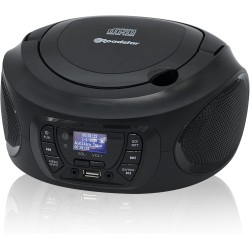 Roadstar CDR-375D+/BK Radio CD Player Portable Dab/Dab+ / FM, Lecteur CD-MP3, CD-R, CD-RW, USB, Stereo, Télécommande, AUX-in, So