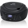 Roadstar CDR-375D+/BK Radio CD Player Portable Dab/Dab+ / FM, Lecteur CD-MP3, CD-R, CD-RW, USB, Stereo, Télécommande, AUX-in, So