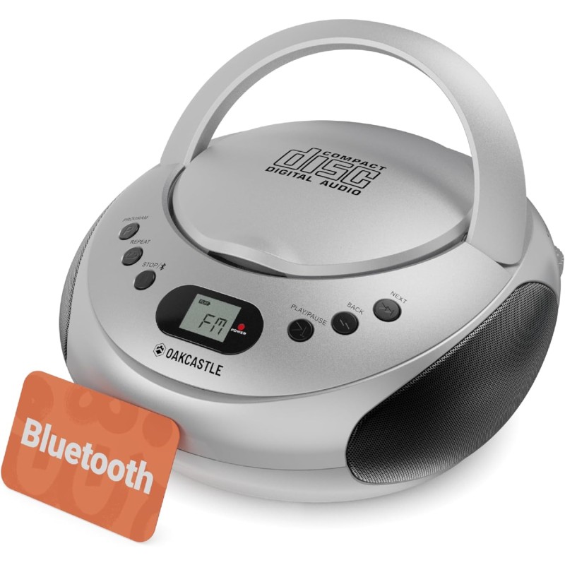 Lecteur CD Oakcastle CD250 (Argent)