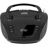 Boombox bsl jl-2031a radio cd portable bleutooth avec 4 w de puissance rms radio fm et port usb compatible avec fichiers mp3 écr
