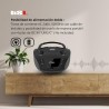 Boombox bsl jl-2031a radio cd portable bleutooth avec 4 w de puissance rms radio fm et port usb compatible avec fichiers mp3 écr