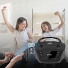 Boombox bsl jl-2031a radio cd portable bleutooth avec 4 w de puissance rms radio fm et port usb compatible avec fichiers mp3 écr