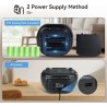 Retekess TR621 Boombox Poste Radio CD,Lecteur Cassette Audio,Boombox Stereo avec Enregistrement,Télécommande,Prise en Charge USB
