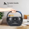 Retekess TR621 Boombox Poste Radio CD,Lecteur Cassette Audio,Boombox Stereo avec Enregistrement,Télécommande,Prise en Charge USB