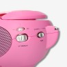 Lenco SCD24 - Radio CD enfant - Stéréo - Boombox - Tuner Radio FM - Ttel Storage - 2 x 1.5W RMS Power - Secteur & Batterie - Ros