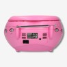 Lenco SCD24 - Radio CD enfant - Stéréo - Boombox - Tuner Radio FM - Ttel Storage - 2 x 1.5W RMS Power - Secteur & Batterie - Ros