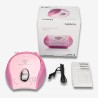 Lenco SCD24 - Radio CD enfant - Stéréo - Boombox - Tuner Radio FM - Ttel Storage - 2 x 1.5W RMS Power - Secteur & Batterie - Ros