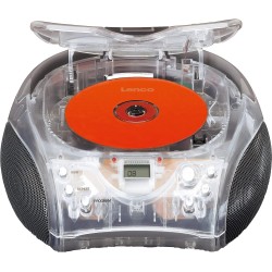 Lenco SCD-24 - Lecteur CD pour Enfants - Radio CD - Chaîne stéréo - Boombox - Tuner Radio FM - Titre - 2 x 1,5 W RMS - Alimentat