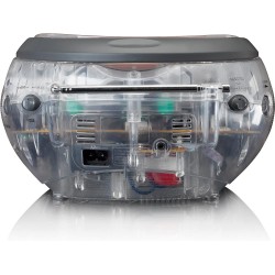 Lenco SCD-24 - Lecteur CD pour Enfants - Radio CD - Chaîne stéréo - Boombox - Tuner Radio FM - Titre - 2 x 1,5 W RMS - Alimentat