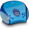 Lenco A004467 SCD-24 Kids - Lecteur CD pour Enfants - Radio CD - avec Autocollants - Boombox - Tuner Radio FM - Titres - 2 x 1,5