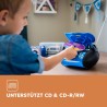 Lenco Radio Lecteur CD SCD-24 pour Enfant Chaîne Stéréo Prise Casque Aux in - Écran LCD - Batterie et Alimentation électrique - 