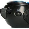 Lenco Radio Lecteur CD SCD-24 pour Enfant Chaîne Stéréo Prise Casque Aux in - Écran LCD - Batterie et Alimentation électrique - 