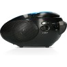 Lenco Radio Lecteur CD SCD-24 pour Enfant Chaîne Stéréo Prise Casque Aux in - Écran LCD - Batterie et Alimentation électrique - 