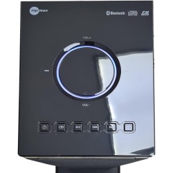 Tour mpman t500cd bleutooth - 60w - cd - 2 usb - affichage led - aux in - radio fm - télécommande