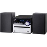 Trevi HCX 10F6, Stéréo Hi FI, Système Stéréo Maison, Tuner Radio Numérique, 30 Stations FM Stockables, Lecteur CD et MP3, Écran 