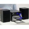 Trevi HCX 10F6, Stéréo Hi FI, Système Stéréo Maison, Tuner Radio Numérique, 30 Stations FM Stockables, Lecteur CD et MP3, Écran 