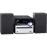 Trevi HCX 10F6, Stéréo Hi FI, Système Stéréo Maison, Tuner Radio Numérique, 30 Stations FM Stockables, Lecteur CD et MP3, Écran 