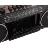 Boombox à cassette, boombox rétro blueooth avec entrée usb, sd et aux 3,5 mm, lecteur et enregistreur de cassettes am fm sw (noi