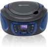Roadstar CDR-365U/BL Radio CD Portable Numerique FM PLL, Lecteur CD, CD-R, CD-RW, MP3, Port USB, Stereo, AUX-in, Sortie Casque, 