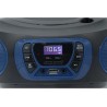 Roadstar CDR-365U/BL Radio CD Portable Numerique FM PLL, Lecteur CD, CD-R, CD-RW, MP3, Port USB, Stereo, AUX-in, Sortie Casque, 