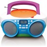 Lenco SCD-41 - Lecteur CD pour enfants - Radio CD - Chaîne stéréo - Boombox - Radio FM - Port USB - MP3 - Puissance 2 x 1 W RMS 