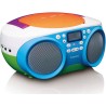 Lenco SCD-41 - Lecteur CD pour enfants - Radio CD - Chaîne stéréo - Boombox - Radio FM - Port USB - MP3 - Puissance 2 x 1 W RMS 