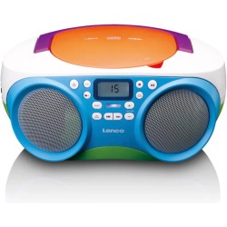 Lenco SCD-41 - Lecteur CD pour enfants - Radio CD - Chaîne stéréo - Boombox - Radio FM - Port USB - MP3 - Puissance 2 x 1 W RMS 