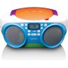 Lenco SCD-41 - Lecteur CD pour enfants - Radio CD - Chaîne stéréo - Boombox - Radio FM - Port USB - MP3 - Puissance 2 x 1 W RMS 
