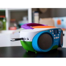 Lenco SCD-41 - Lecteur CD pour enfants - Radio CD - Chaîne stéréo - Boombox - Radio FM - Port USB - MP3 - Puissance 2 x 1 W RMS 