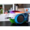 Lenco SCD-41 - Lecteur CD pour enfants - Radio CD - Chaîne stéréo - Boombox - Radio FM - Port USB - MP3 - Puissance 2 x 1 W RMS 