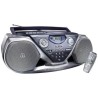 Poste Radio CD Cassette Audio Vintage, Lecteur Tuner Radio FM, Enceinte sans Fil