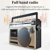 Cassette RéTro Style AnnéEs 80 avec Radio Am/Fm,Lecteur Cassette Boombox Retro,Enregistreur de Bande RéTro,Fonction de Transcrip