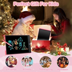 Ardoise magique,rosecat tablette dessin enfant 12 pouces tablette d'écriture lcd cadeau fille 2 3 4 5 6 7 ans jouet bebe garcon 