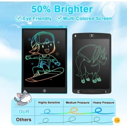 Tablette dessin enfant,rosecat 12 pouces tablette d'écriture lcd ardoise magique effacable jouet enfant 2 3 4 5 6 7 ans cadeau b