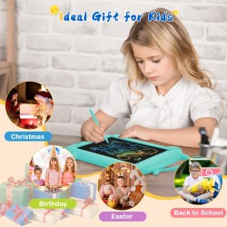 Tablette Dessin Enfant 12 Pouces,PINCAT Jouet Enfant 2 3 4 5 6 7 Ans Garcon Cadeau Fille Ardoise Blanche Effacable LCD Coloré Ta