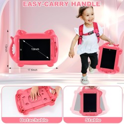 Ardoise Magique LCD,PINCAT Tablette Dessin Enfant 12 Pouces Tablette D'écriture Cadeau Bebe Fille Jouet Enfant 2 3 4 5 6 7 8 Ans