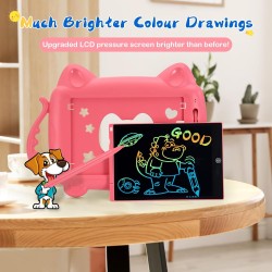 Ardoise Magique LCD,PINCAT Tablette Dessin Enfant 12 Pouces Tablette D'écriture Cadeau Bebe Fille Jouet Enfant 2 3 4 5 6 7 8 Ans