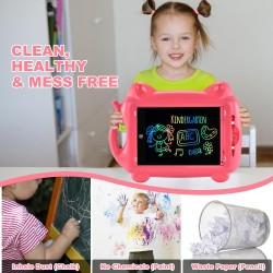 Ardoise Magique LCD,PINCAT Tablette Dessin Enfant 12 Pouces Tablette D'écriture Cadeau Bebe Fille Jouet Enfant 2 3 4 5 6 7 8 Ans