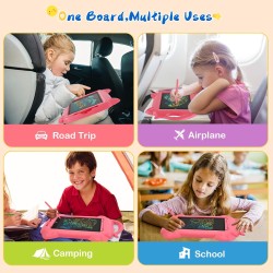 Ardoise Magique LCD,PINCAT Tablette Dessin Enfant 12 Pouces Tablette D'écriture Cadeau Bebe Fille Jouet Enfant 2 3 4 5 6 7 8 Ans